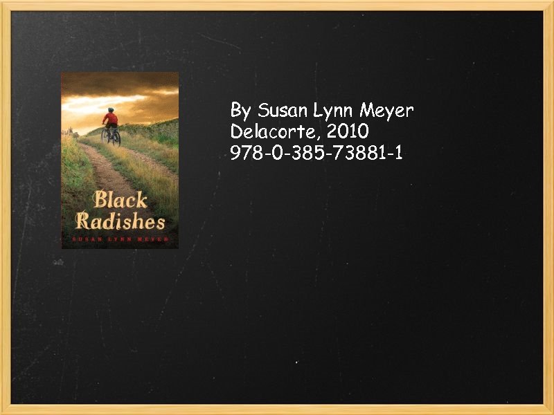 By Susan Lynn Meyer Delacorte, 2010 978 -0 -385 -73881 -1 