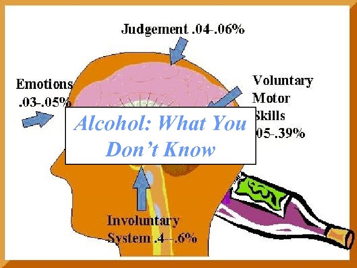 Alcohol: What You Don’t Know 
