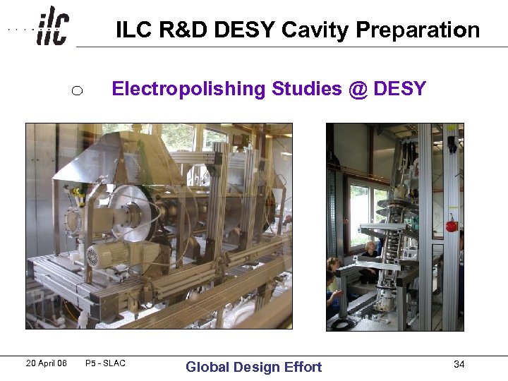 ILC R&D DESY Cavity Preparation Electropolishing Studies @ DESY 20 April 06 P 5
