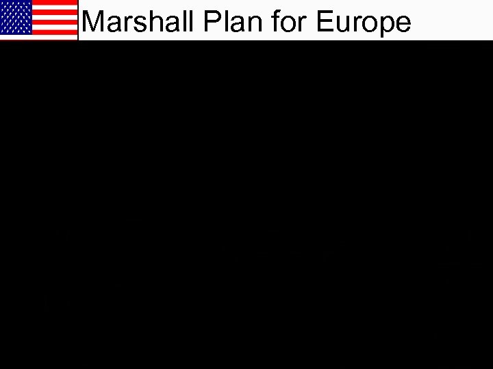 Marshall Plan for Europe 