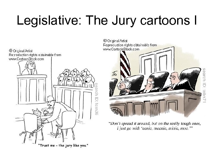 Legislative: The Jury cartoons I 