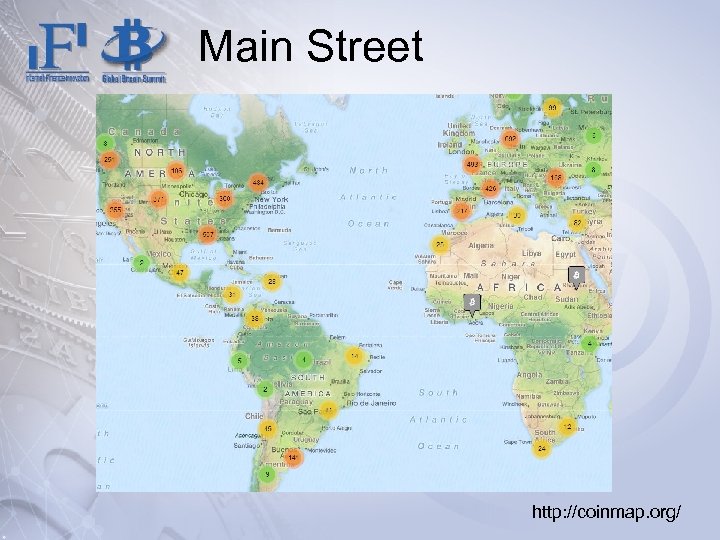 Main Street http: //coinmap. org/ 