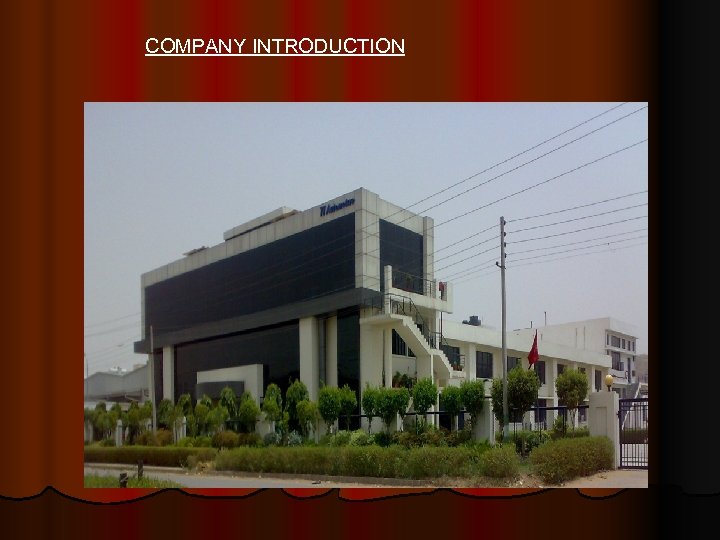 COMPANY INTRODUCTION 