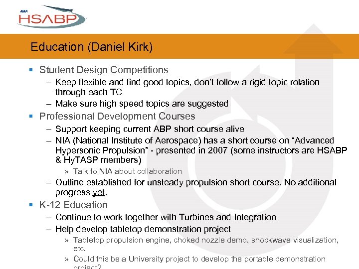 Education (Daniel Kirk) § Student Design Competitions – Keep flexible and find good topics,