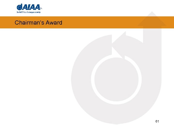 Chairman’s Award 61 