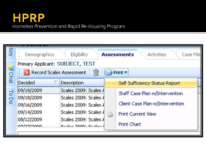 HPRP Homeless Prevention and Rapid Re-Housing Program FORMS EZT Forms 