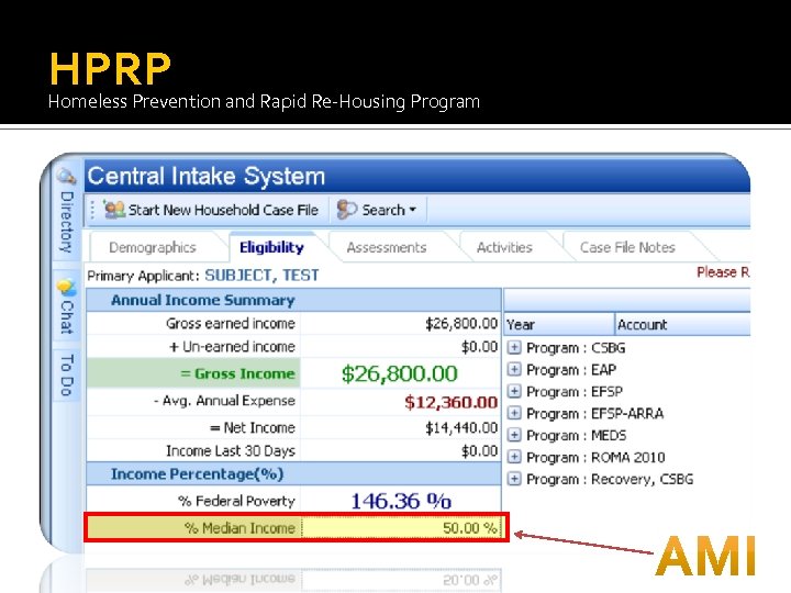 HPRP Homeless Prevention and Rapid Re-Housing Program 