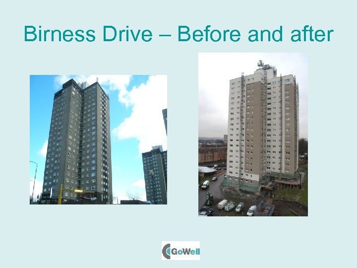 Birness Drive – Before and after 