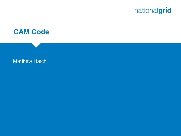 CAM Code Matthew Hatch 