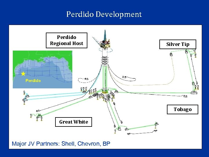 Perdido Development Perdido Regional Host Silver Tip Perdido Tobago Great White Major JV Partners: