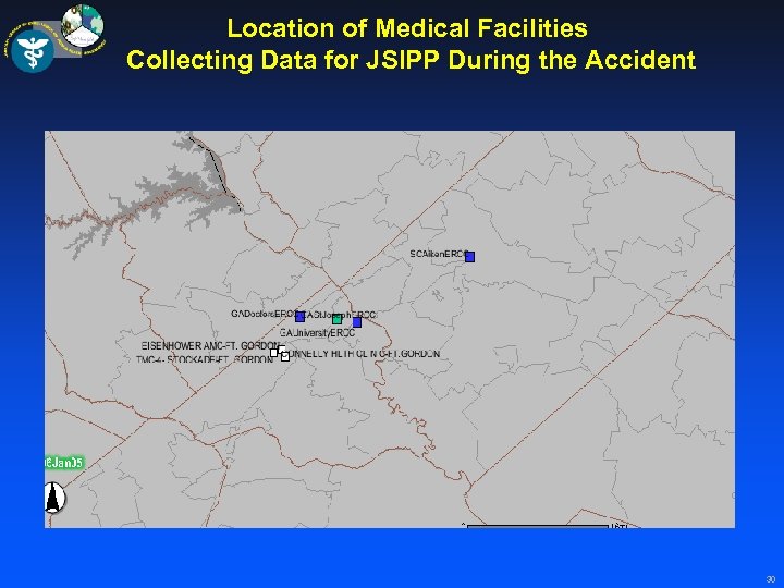 Location of Medical Facilities Collecting Data for JSIPP During the Accident 30 