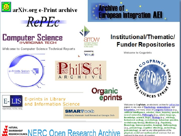 Digital Repositories – where are we? Digital Libraries à la Carte 2007 