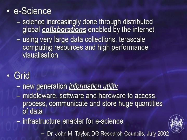 Digital Libraries à la Carte 2007 