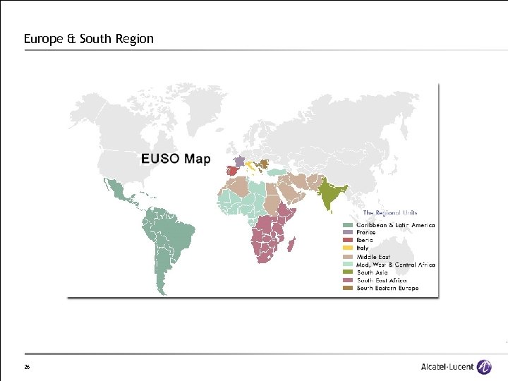 Europe & South Region 26 