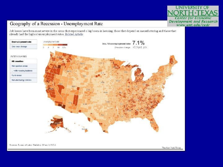 Geog of Recession Unemployment Rate 