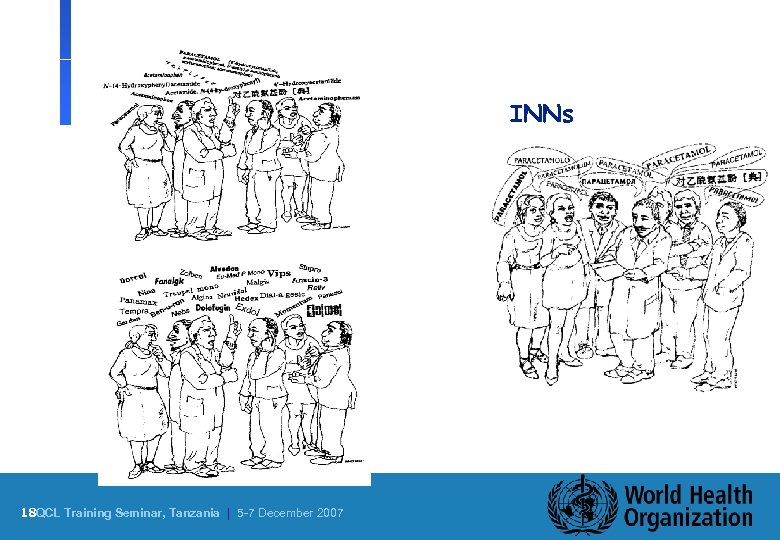 INNs 18 QCL Training Seminar, Tanzania | 5 -7 December 2007 