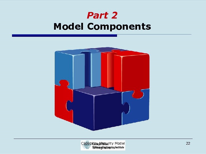 Part 2 Model Components Capability Maturity Model Integration 22 