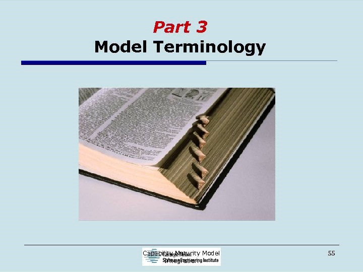 Part 3 Model Terminology Capability Maturity Model Integration 55 