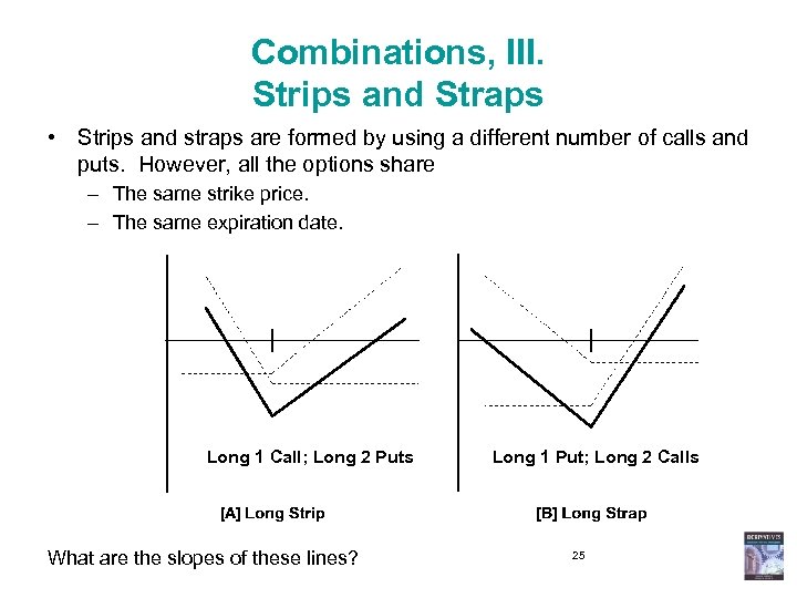 Combinations, III. Strips and Straps • Strips and straps are formed by using a