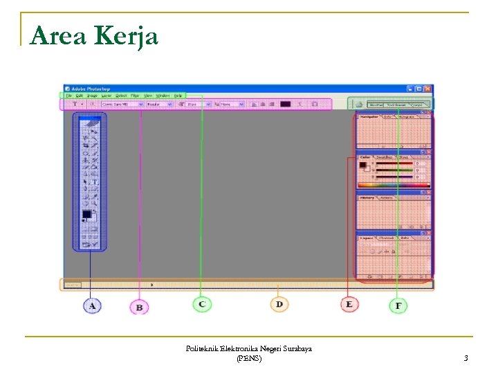Area Kerja Politeknik Elektronika Negeri Surabaya (PENS) 3 