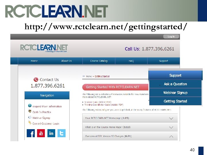 http: //www. rctclearn. net/gettingstarted/ 40 