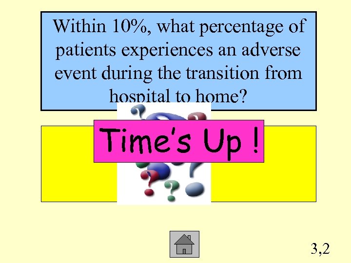 Within 10%, what percentage of patients experiences an adverse event during the transition from