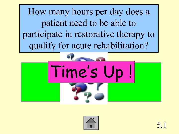 How many hours per day does a patient need to be able to participate