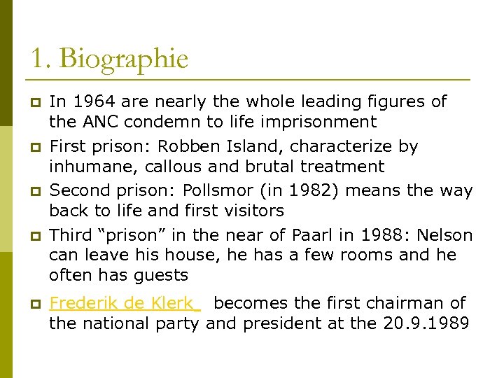 1. Biographie p p p In 1964 are nearly the whole leading figures of