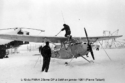 L-19 du PMAH 25ème DP à Sétif en janvier 1961 (Pierre Tabart) 