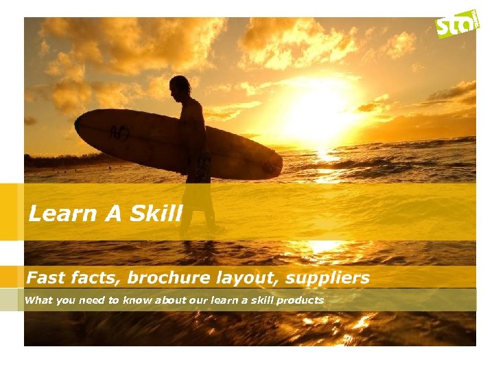 What you need to know about our learn a skill products 