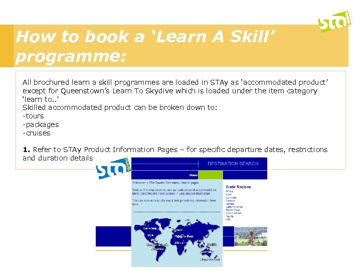 How to book a ‘Learn A Skill’ programme: All brochured learn a skill programmes