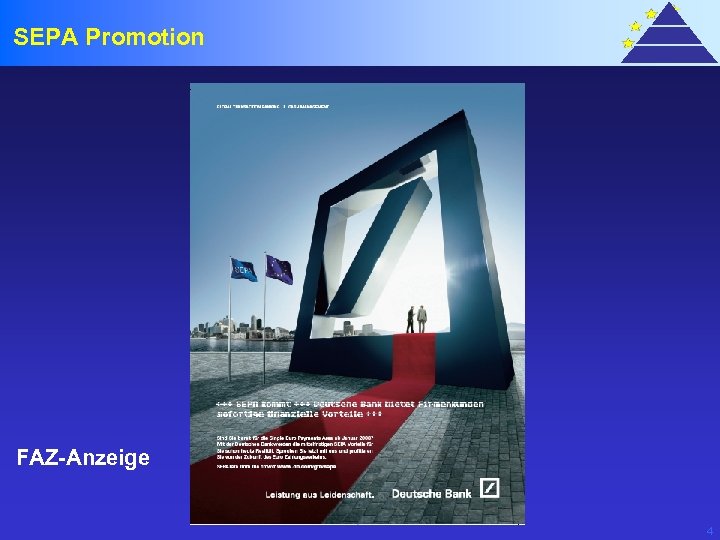SEPA Promotion FAZ-Anzeige 4 