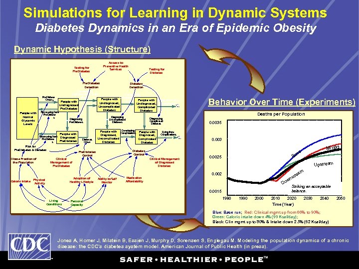 Simulations for Learning in Dynamic Systems Diabetes Dynamics in an Era of Epidemic Obesity