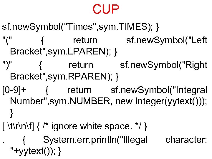 CUP sf. new. Symbol(