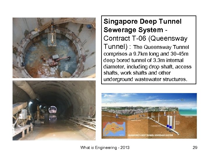 Singapore Deep Tunnel Sewerage System - Contract T-06 (Queensway Tunnel) : The Queensway Tunnel