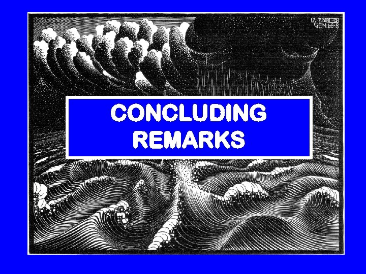 CONCLUDING REMARKS 
