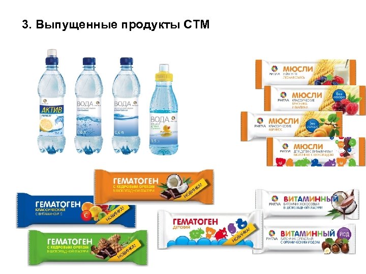 3. Выпущенные продукты СТМ 