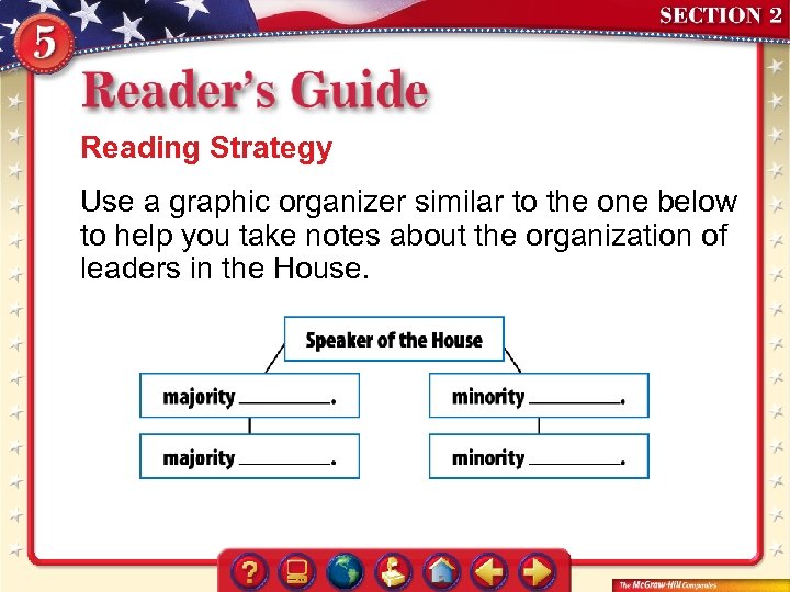 Reading Strategy Use a graphic organizer similar to the one below to help you