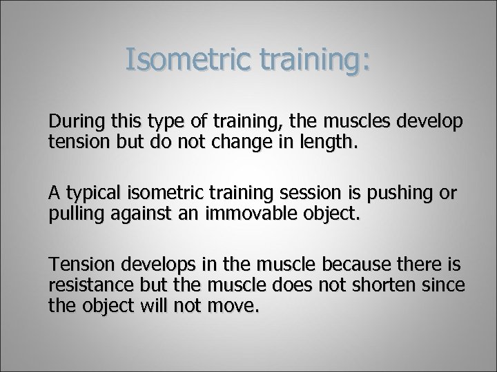 isometric workout definition