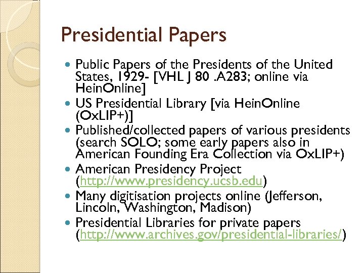 Presidential Papers Public Papers of the Presidents of the United States, 1929 - [VHL