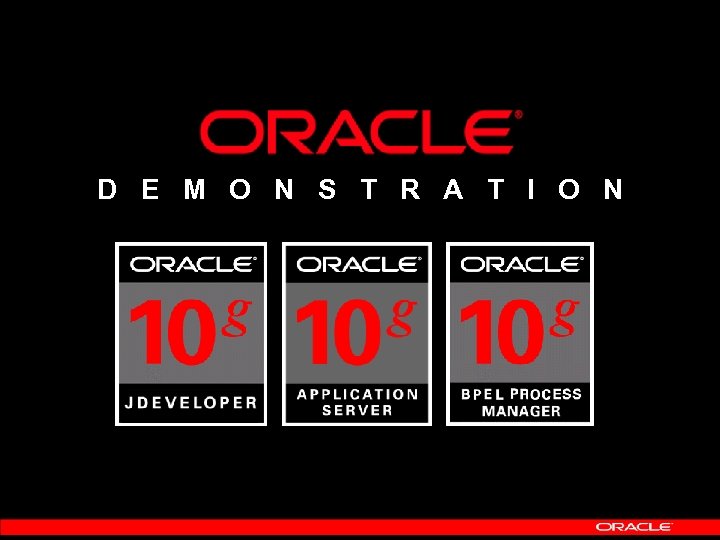 D E M O N S T R A T I O N 