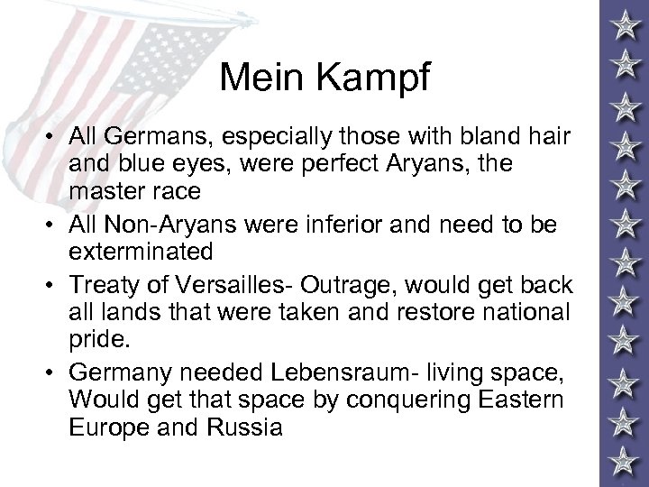Mein Kampf • All Germans, especially those with bland hair and blue eyes, were