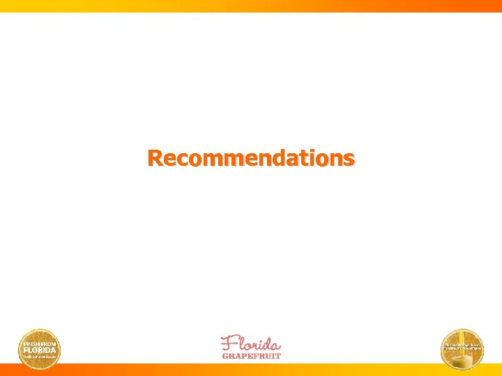 Recommendations 
