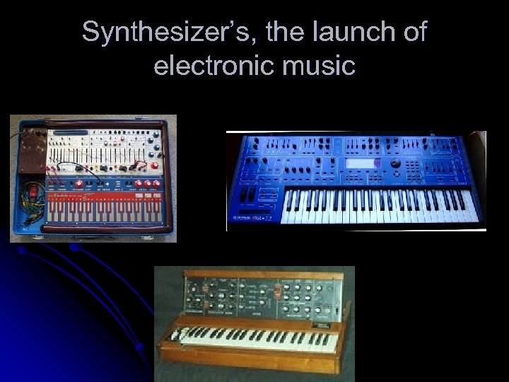 Synthesizer’s, the launch of electronic music 