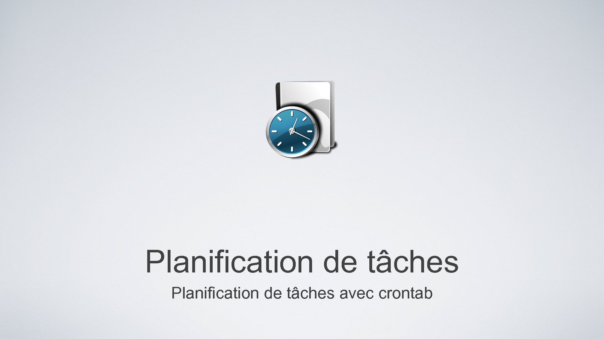 Planification de tâches avec crontab 