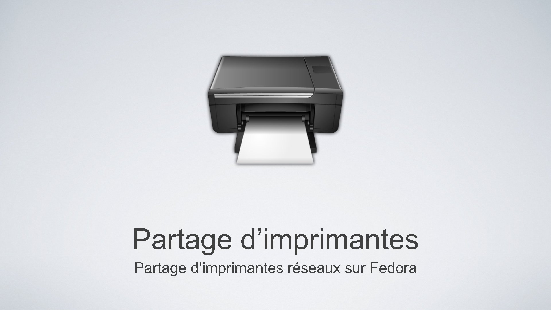 Partage d’imprimantes réseaux sur Fedora 