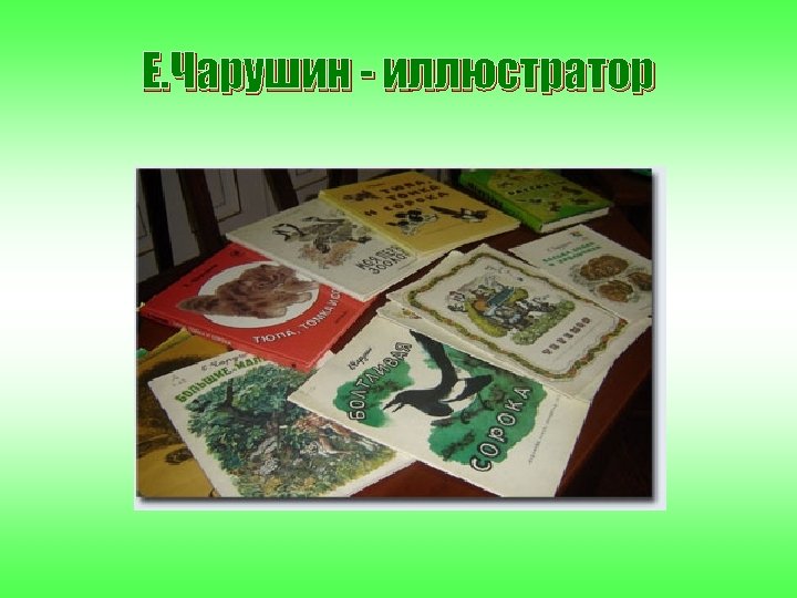 Е. Чарушин - иллюстратор 