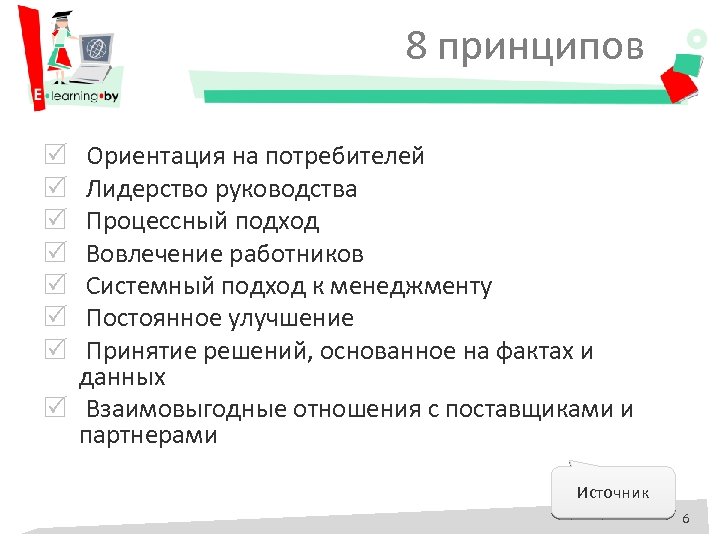 Ориентация на потребителя. Ориентация на потребителя лидерство вовлечение персонала. 6 Принципов. Ориентирующие принципы.