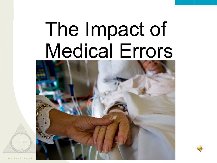 Valley. Care ™ The Impact of Medical Errors Mod 1 06. 2 Page 1