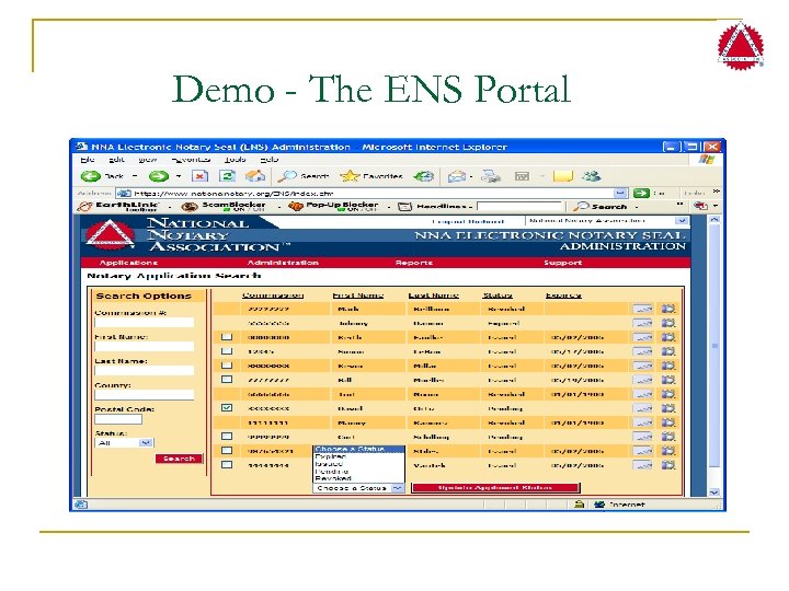 Demo - The ENS Portal 